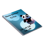Baby Panda Bubbles, Carnet d'anniversaire (Côté Droit)