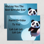 Baby Panda Bubbles, Carte Postale (Devant / Derrière)