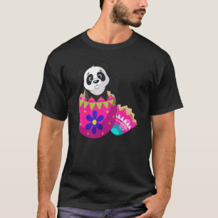 Baby Panda die van de paasdag wordt gehakt T-shirt