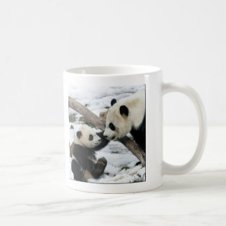 baby panda en moeder koffiemok