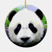 Baby Panda Keramisch Ornament (Achterkant)