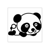 baby panda - kunststempel 	rubberstempel (Afrduk)