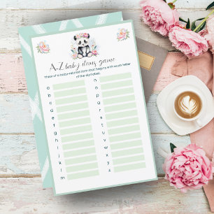 Baby Panda Pioenrozen Jungle Baby A-Z Baby Spullen