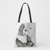 Baby Panda | Schuine en gier Draagtas (Voorkant)