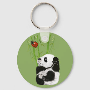baby panda sleutelhanger