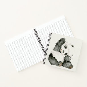 Baby Panda Vast en drijfmest Notitieboek