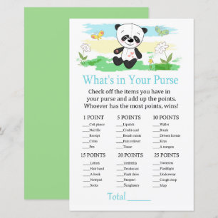 Baby panda Wat zit er in je handtas?