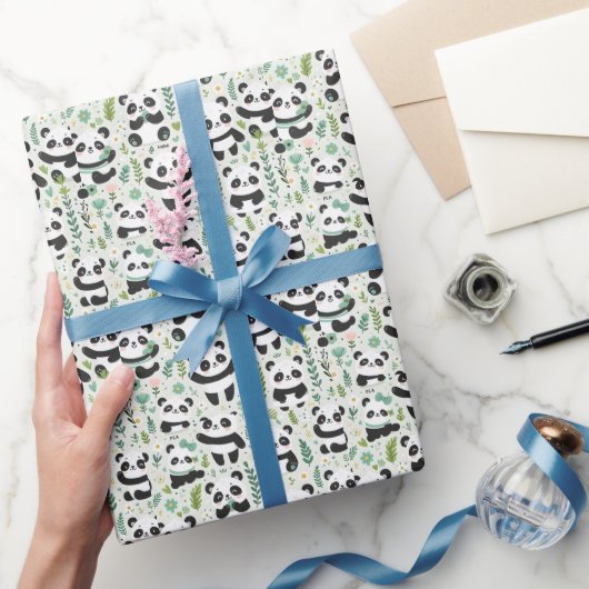 Baby Pandapatroon Cadeaupapier (Geschenken)