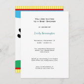 Baby Pandas Baby shower Invitation (Devant / Derrière)