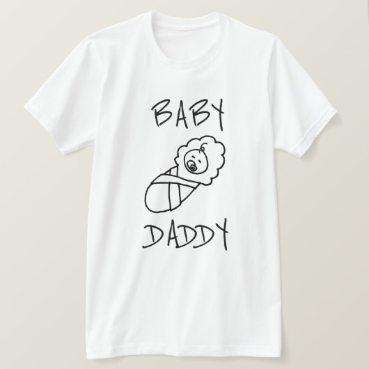 Baby papa t-shirt (Design voorkant)