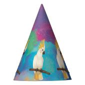 Baby Parrot Ara cockatoo Wild One met ruimte Feesthoedjes (Voorkant)