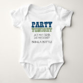 Baby Party Tonight in Mijn Wieg Romper (Voorkant)