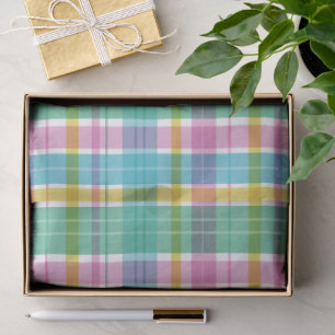 Baby pastelruit roze blauw groen tissuepapier