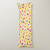 Baby-patroon met schattige vogels lichaamskussen (Achterkant (Verticaal))