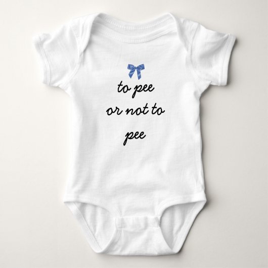 baby pee poo romper (Voorkant)