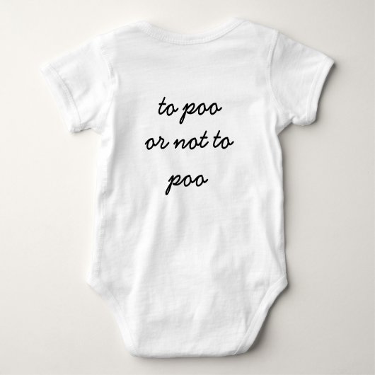 baby pee poo romper (Achterkant)