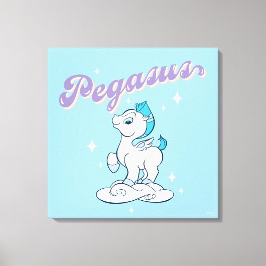 Baby Pegasus Canvas Print (Voorkant)