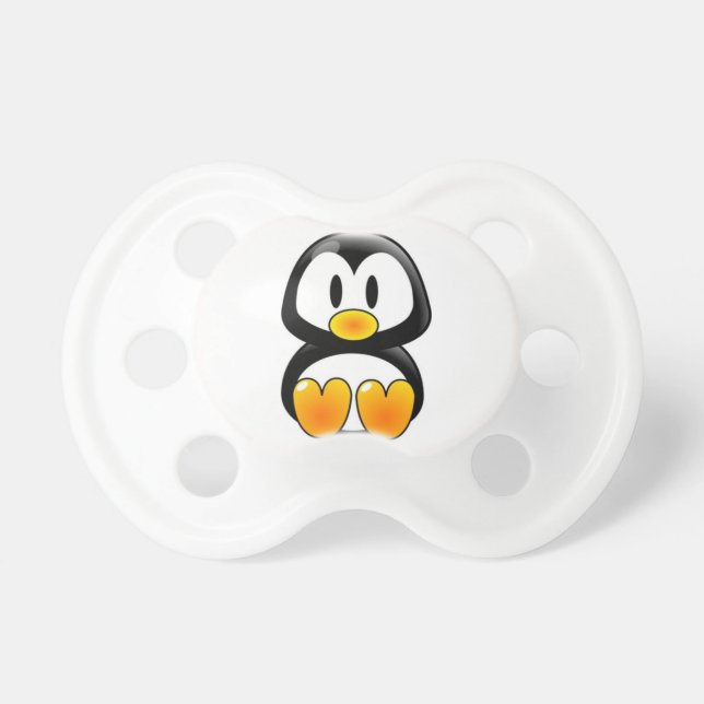 Baby Penguin Custom Pacifier Speen (Voorkant)