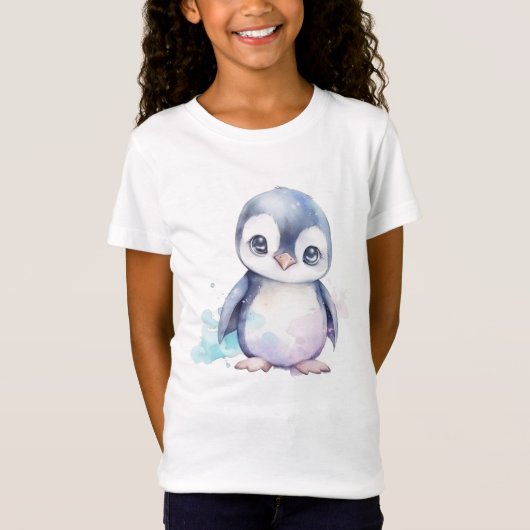 Baby Penguin Fine Jersey T-Shirt (Voorkant)