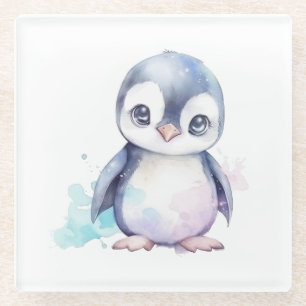 Baby Penguin Glass Onderzetter
