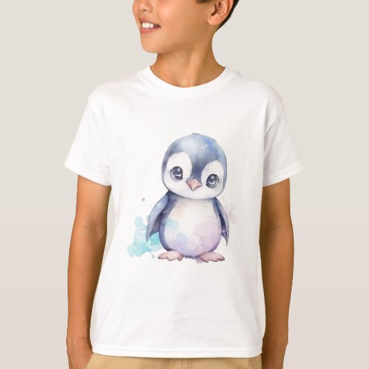 Baby Penguin Kind T-Shirt (Voorkant)
