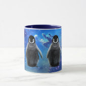 BABY PENGUIN & STARS Wildlife Supporter Café Mug (Centre)