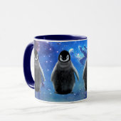 BABY PENGUIN & STARS Wildlife Supporter Café Mug (Devant gauche)
