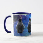 BABY PENGUIN & STARS Wildlife Supporter Café Mug (Gauche)