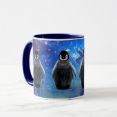 BABY PENGUIN & STARS Wildlife Supporter Café Mug (Devant gauche)