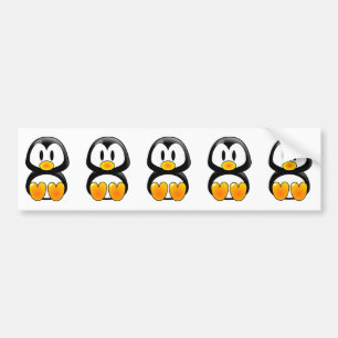 baby Penguin Tux bumpersticker