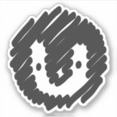 Baby Penguin Vinyl Sticker (Voorkant)