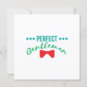 Baby Perfect Gentleman Boy Newborn - Cadeau Idee Kaart