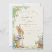 Baby Peter Rabbit Garden Baby shower Kaart (Voorkant)