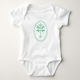 Baby/Peuter Bodysuit of T-shirt, Groen Zegel