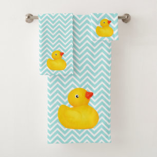 Baby & Peuter Rubber Eend Bad Handdoek Set