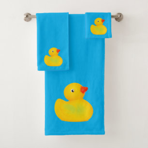 Baby & Peuter Rubber Eend Bad Handdoek Set