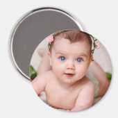 Baby Photo Template Kids Children Gift Magnet (Recto/Verso)