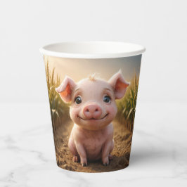 Baby Pig Papieren Bekers