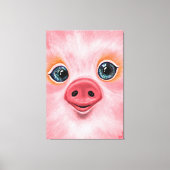 Baby PigCanvas Print - Smile (Voorkant)