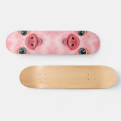 Baby Piglet Skateboard rose - Smile (Horz)