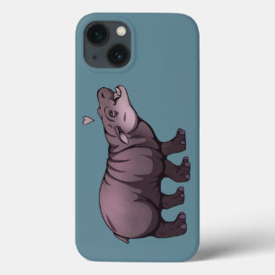 Baby Pigmy Hippo iPhone 13 Hoesje