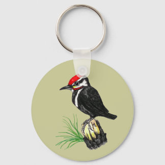 Baby Pileated Woodpecker Sleutelhanger