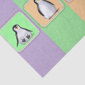 Baby pinguïns tissuepapier (Detail)