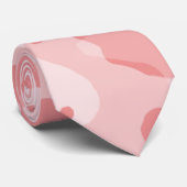 Baby Pink Camo; Camouflage Stropdas (Opgerold)
