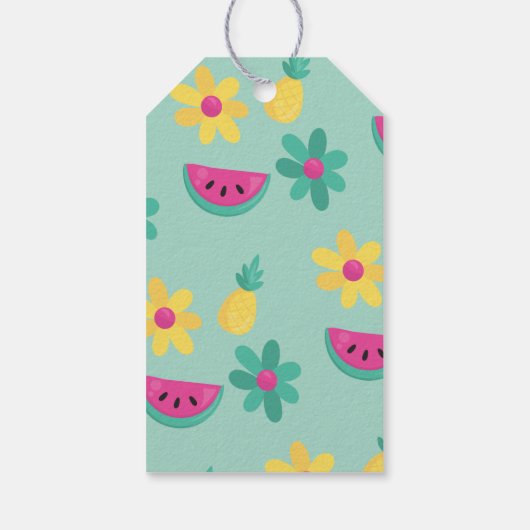 Baby Pink Flamingo Baby shower Dank u Cadeaulabel (Achterkant)