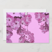 Baby Pink Floral Baby Shower Invitation (Dos)