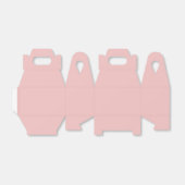 Baby Pink Gable Favor Box Bedankdoosjes (Uitgevouwen)