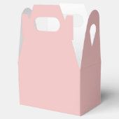 Baby Pink Gable Favor Box Bedankdoosjes (Geopend)