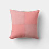 Baby Pink Gingham Kussen (Voorkant)