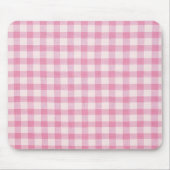 Baby Pink Gingham Muismat (Voorkant)